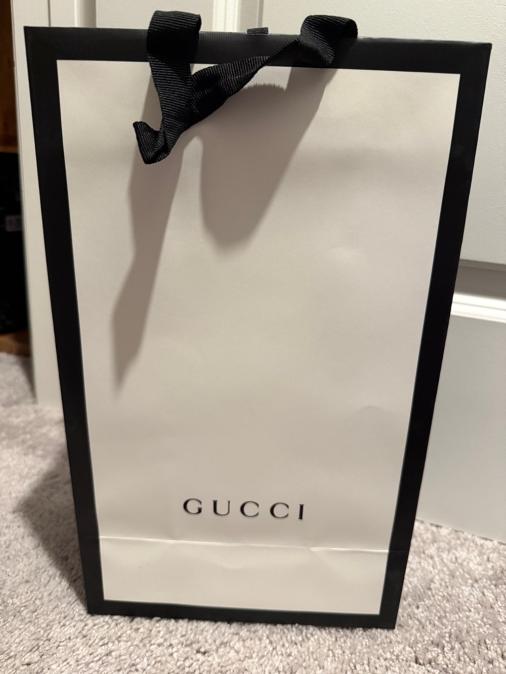 Gucci Black Embossed Leather Men's Penny Loafers - Picture 9 of 11